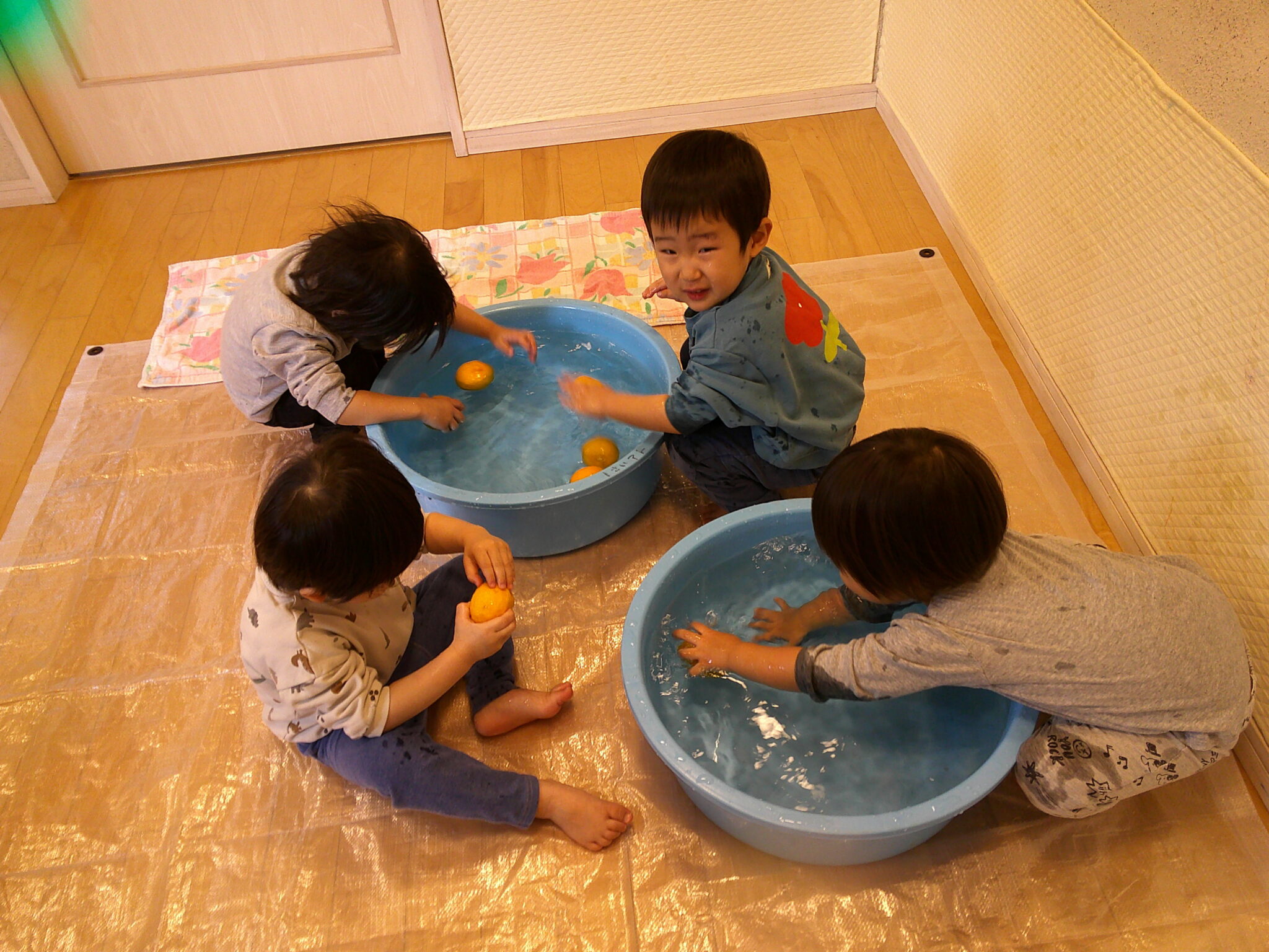 冬至のゆず湯遊び～1歳アト組～ | 幼保連携型認定こども園 アルテ